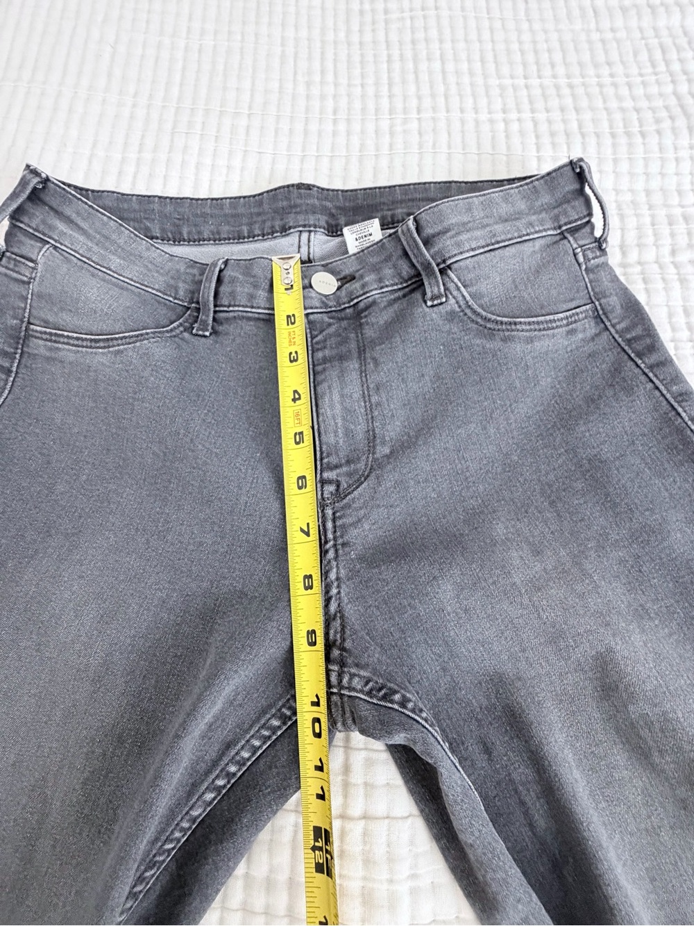 H&M Women's Charcoal Skinny Jeans Size 29 - Picture 7 of 11